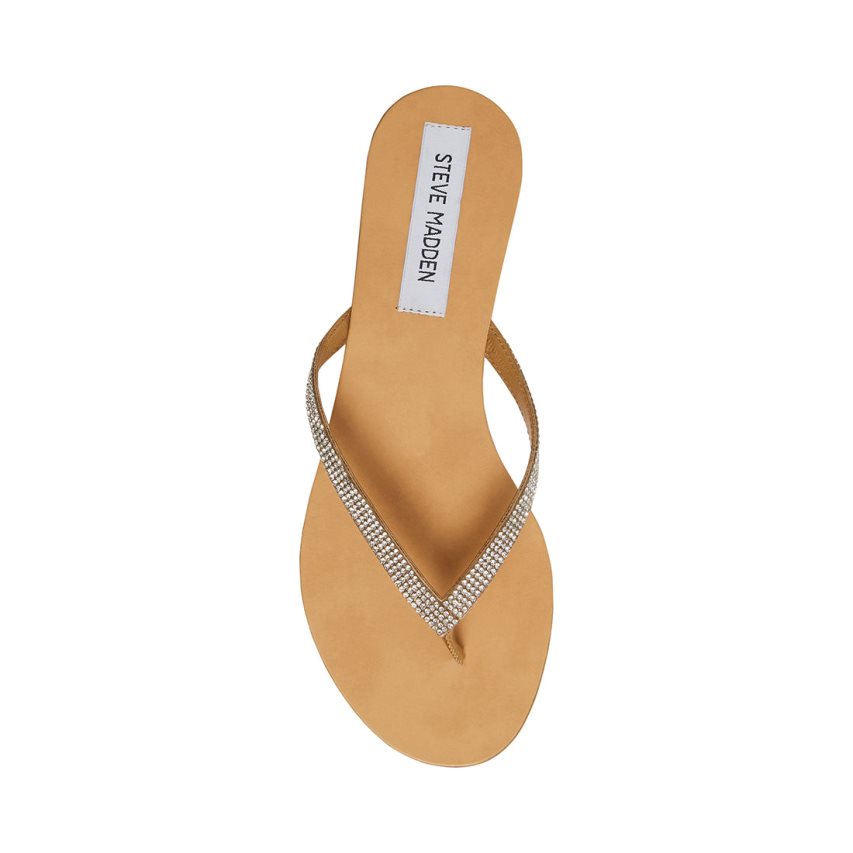 Chanclas Steve Madden Image-r Mujer Plateadas | ES IQS086